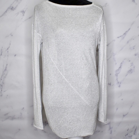 Rag & Bone Metallic Knit Sweater Dress - Picture 3 of 7